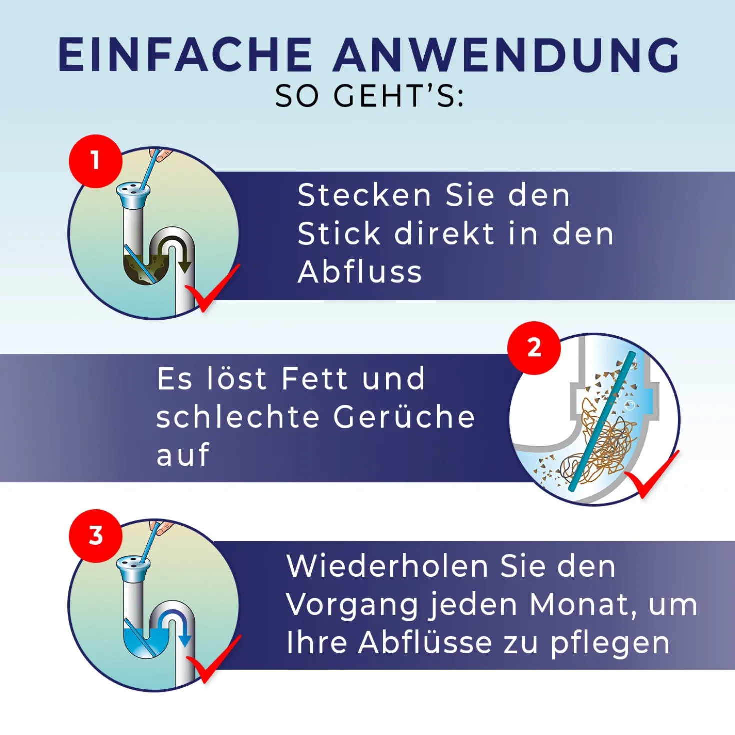 Abfluss-Sticks "Citrus", 12er-Set Clarsen