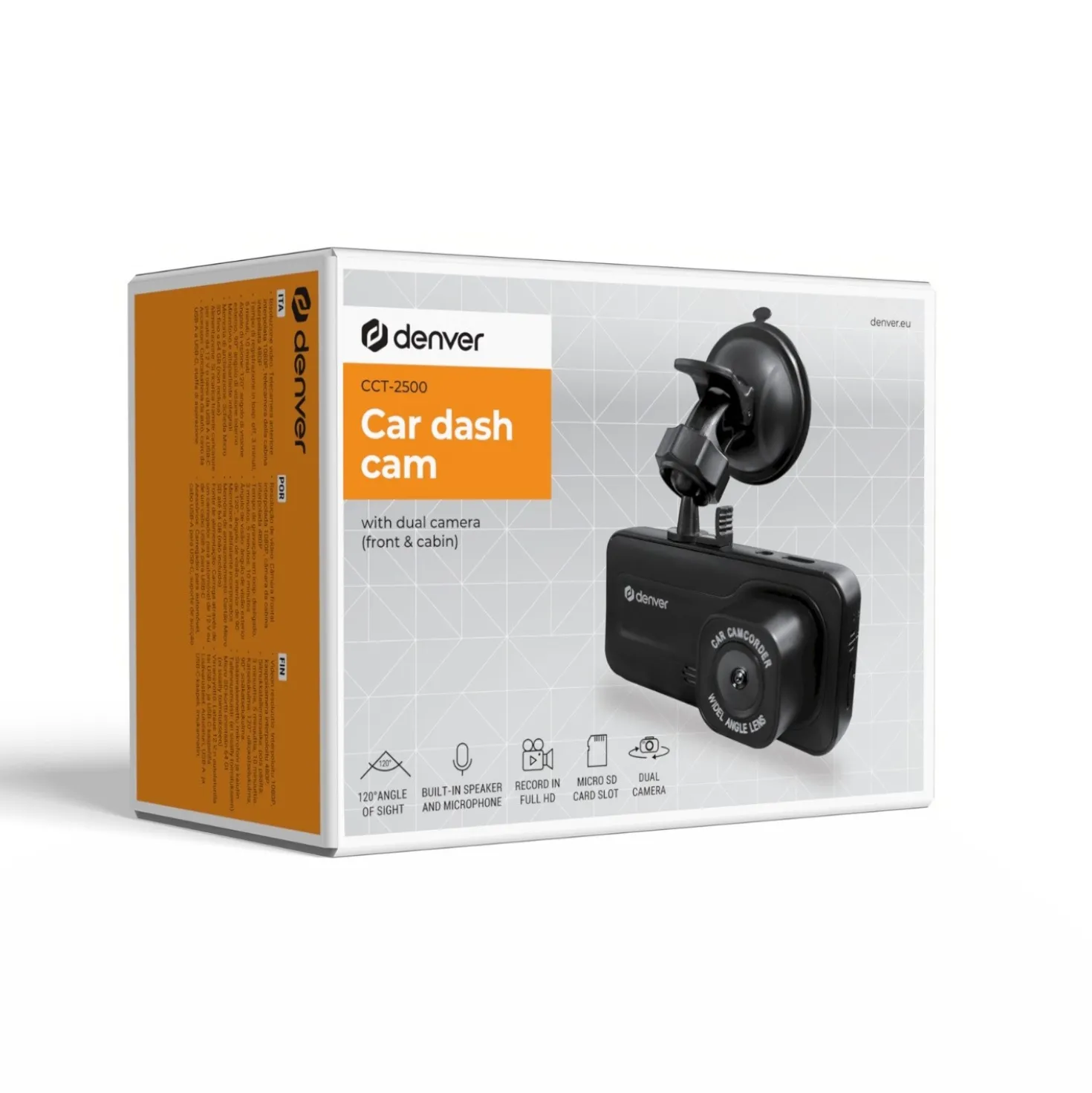 Auto Dashcam Dual Kamera CCT-2500 Denver
