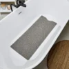 Badewannenmatte Luffa Struktur grau