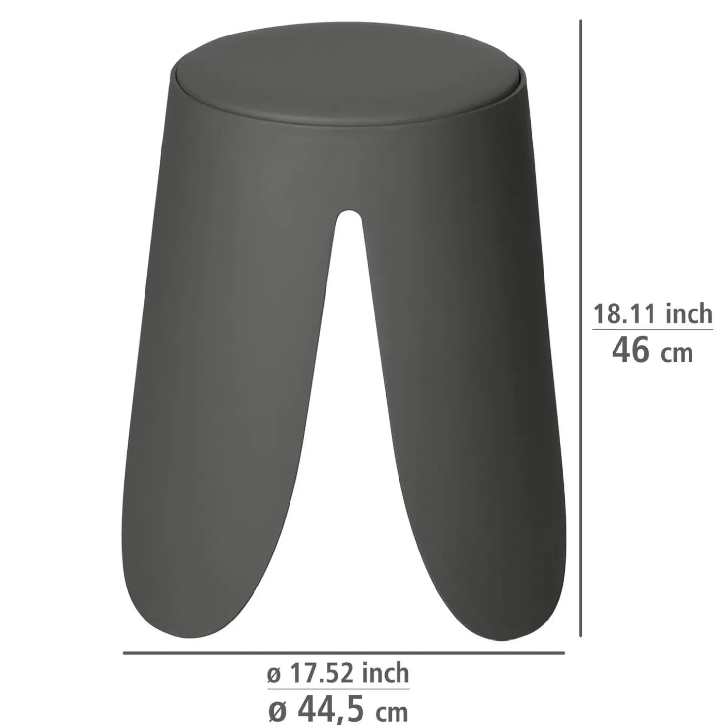 Badhocker Comiso Anthrazit matt WENKO