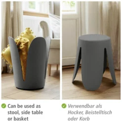 Badhocker Comiso Anthrazit matt WENKO
