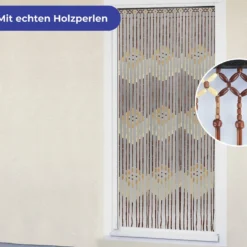 Bambusvorhang Holzperlen MAXIMEX