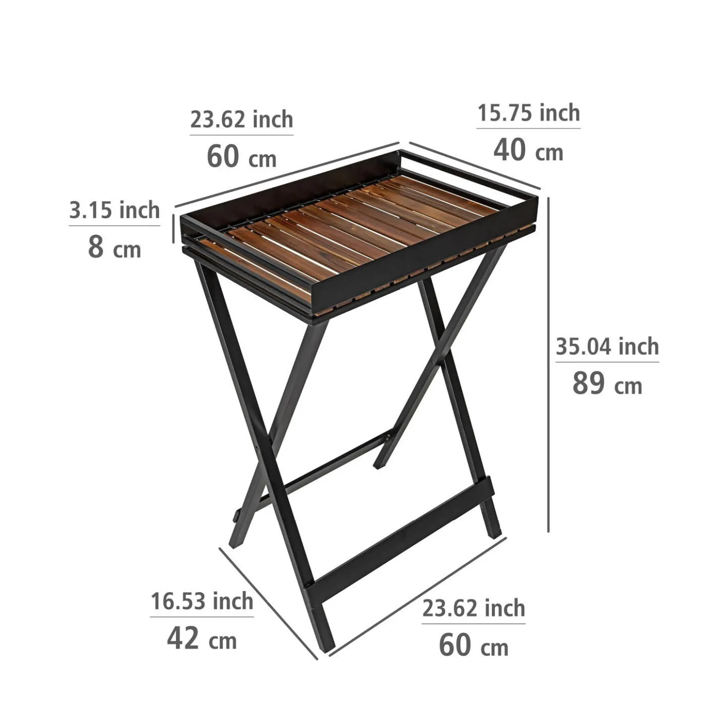 Beistelltisch mit Tablett Taba WENKO