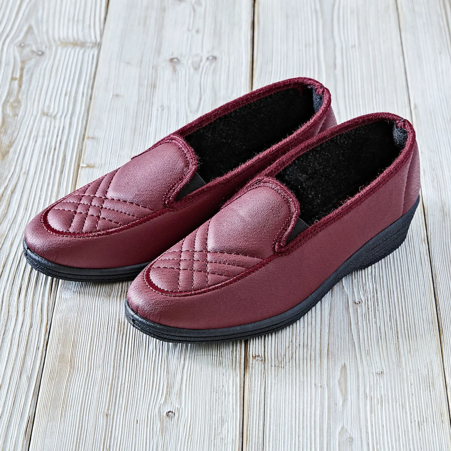 Bequemschuh Rosa bordeaux
