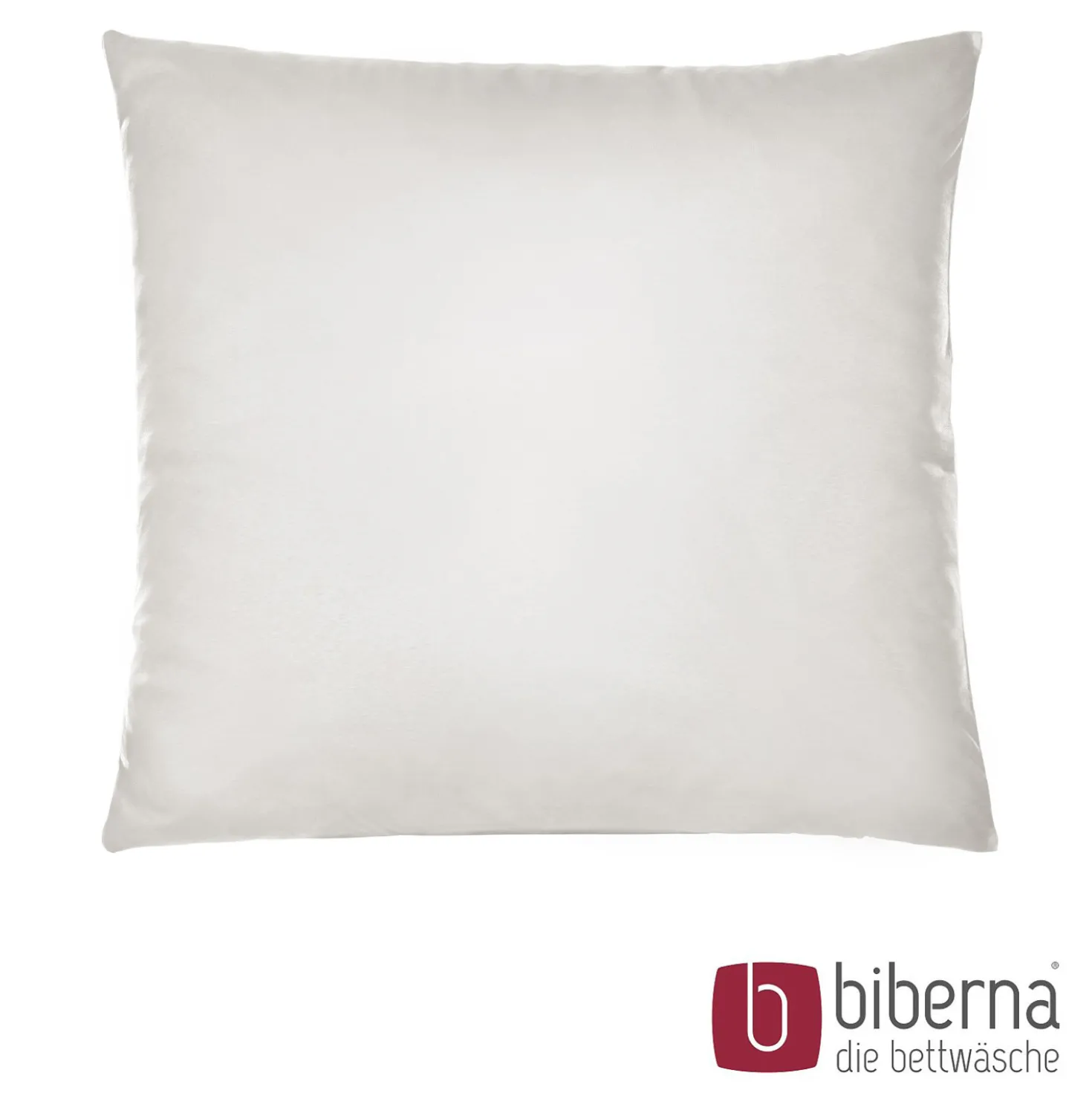 biberna Feinjersey-Kopfkissenbezug Doppelpack grau, 2x 80x80 cm