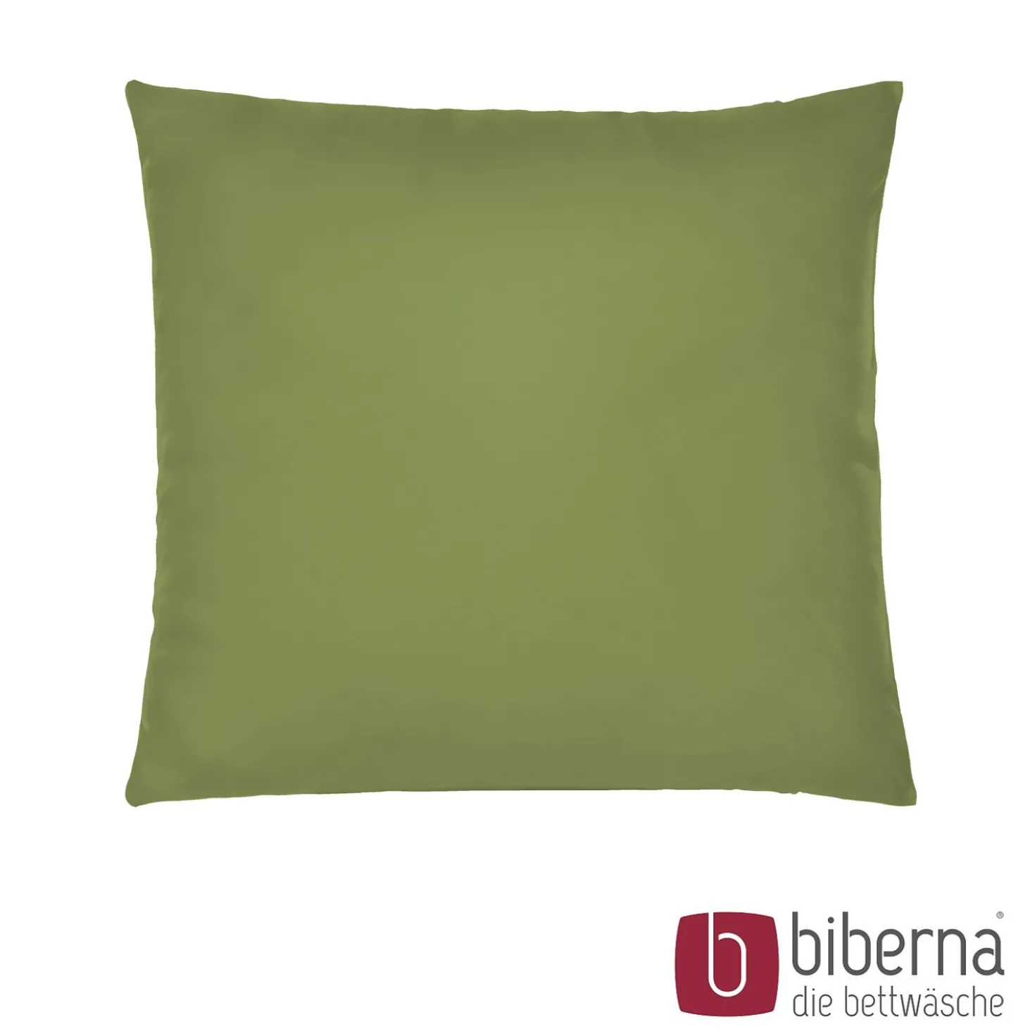 biberna Feinjersey-Kopfkissenbezug Doppelpack fichte, 2x 80x80 cm