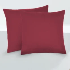 biberna Feinjersey-Kopfkissenbezug Doppelpack rost, 2x 80x80 cm