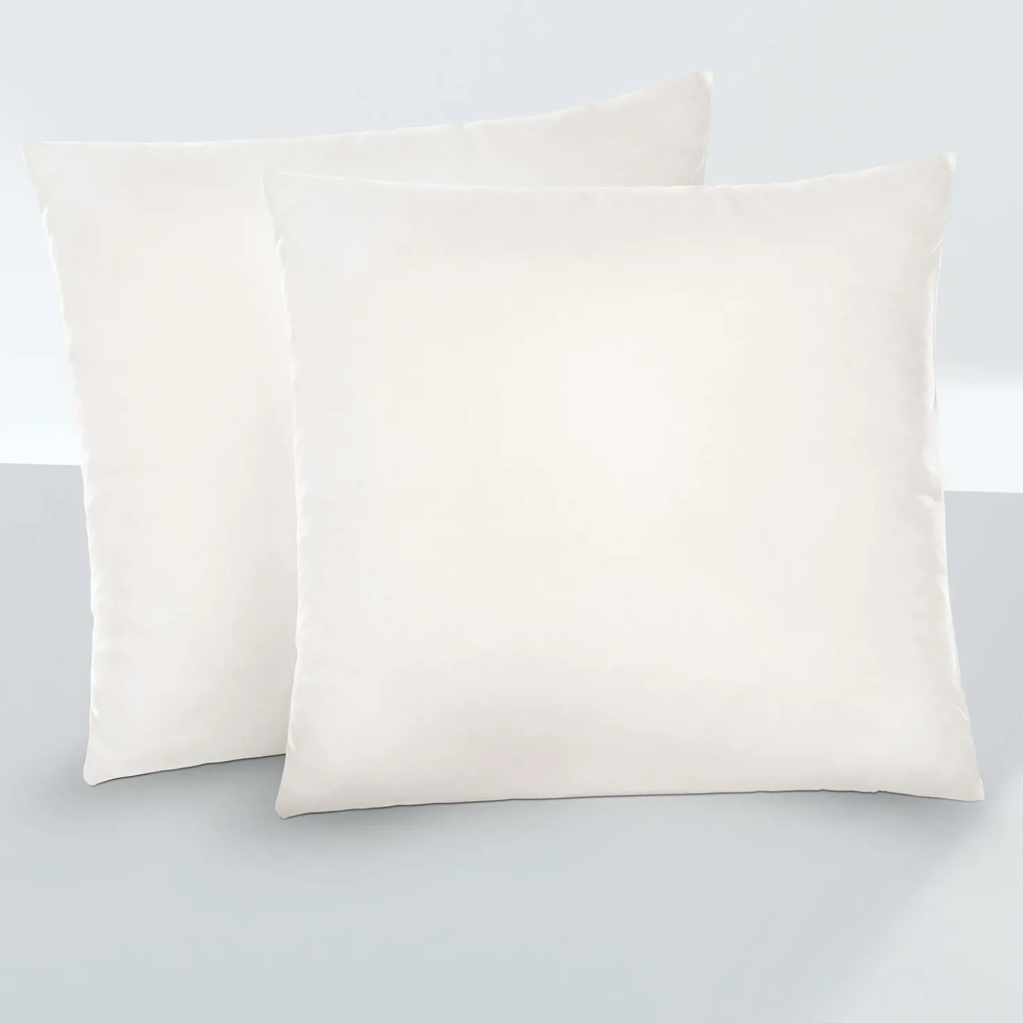 biberna Feinjersey-Kopfkissenbezug Doppelpack natur, 2x 80x80 cm