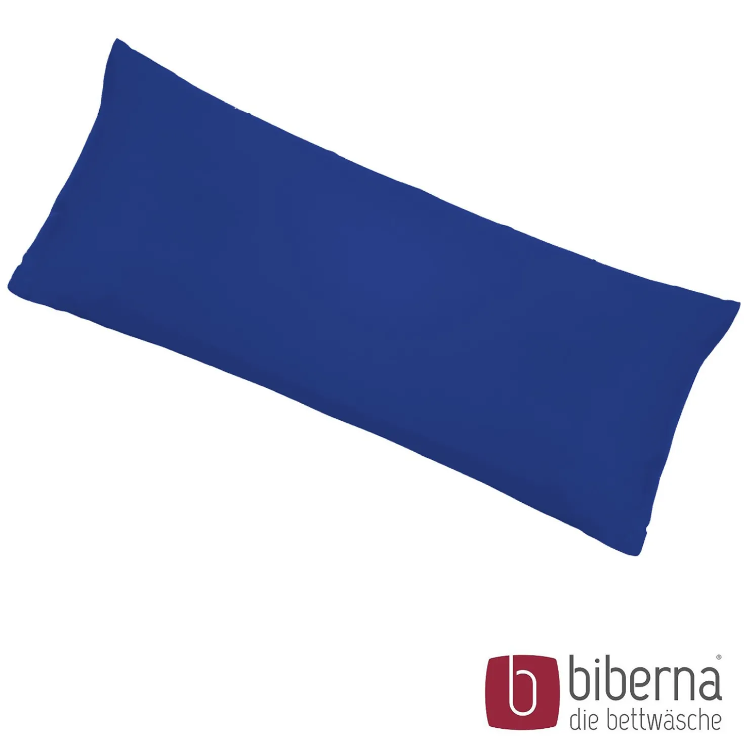 biberna Feinjersey-Kopfkissenbezug Doppelpack saphir, 2x 40x60 cm