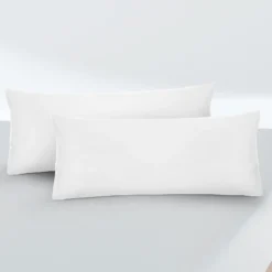 biberna Feinjersey-Kopfkissenbezug Doppelpack weiss, 2x 40x80 cm