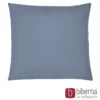 biberna Feinjersey-Kopfkissenbezug Doppelpack blau, 2x 40x40 cm