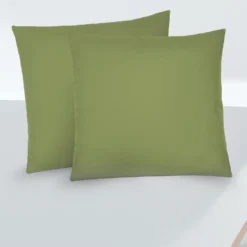 biberna Feinjersey-Kopfkissenbezug Doppelpack fichte, 2x 40x40 cm
