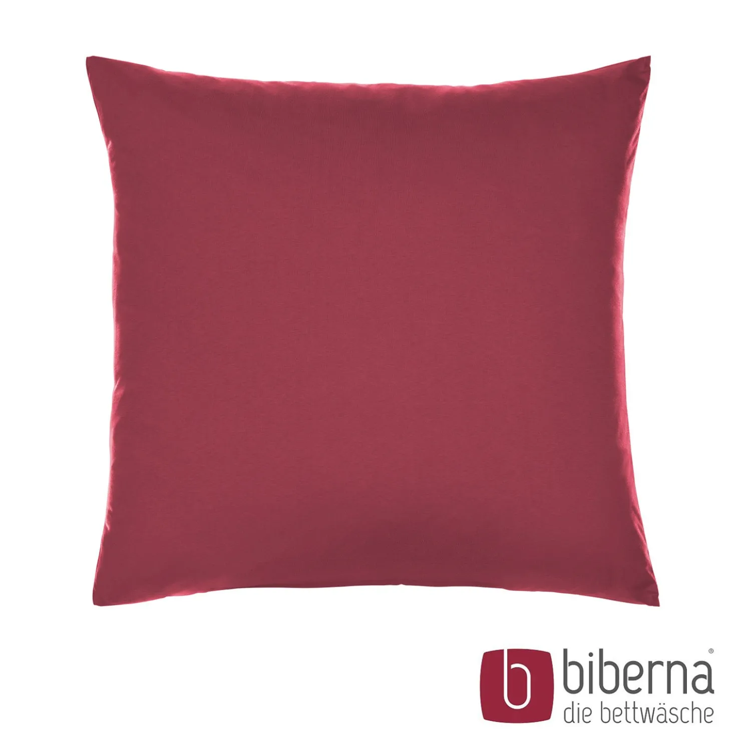 biberna Feinjersey-Kopfkissenbezug Doppelpack rost, 2x 40x40 cm
