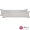 biberna Feinjersey-Seitenschläferkissenbezug Doppelpack sturmgrau, 2x 40x145 cm