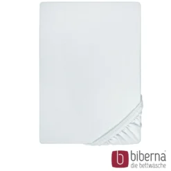 biberna Feinjersey-Spannbetttuch ciel, 1x 140x200 cm - 160x200 cm