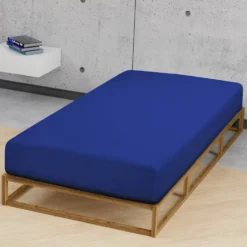 biberna Feinjersey-Spannbetttuch saphir, 1x 140x200 cm - 160x200 cm
