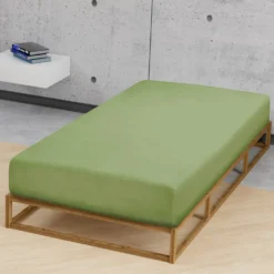 biberna Feinjersey-Spannbetttuch fichte, 1x 140x200 cm - 160x200 cm