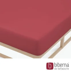 biberna Feinjersey-Spannbetttuch rost, 1x 140x200 cm - 160x200 cm