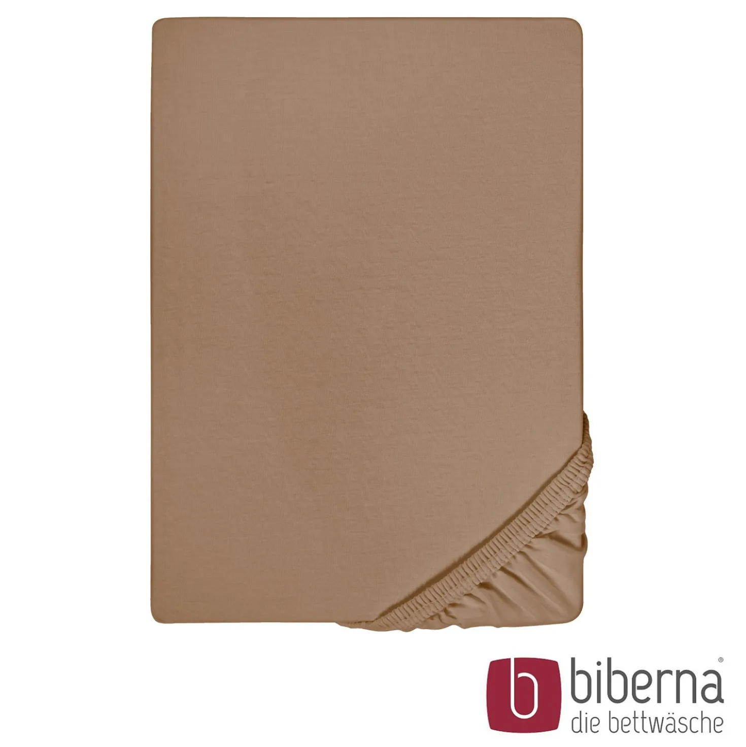 biberna Feinjersey-Spannbetttuch macchiato, 1x 140x200 cm - 160x200 cm