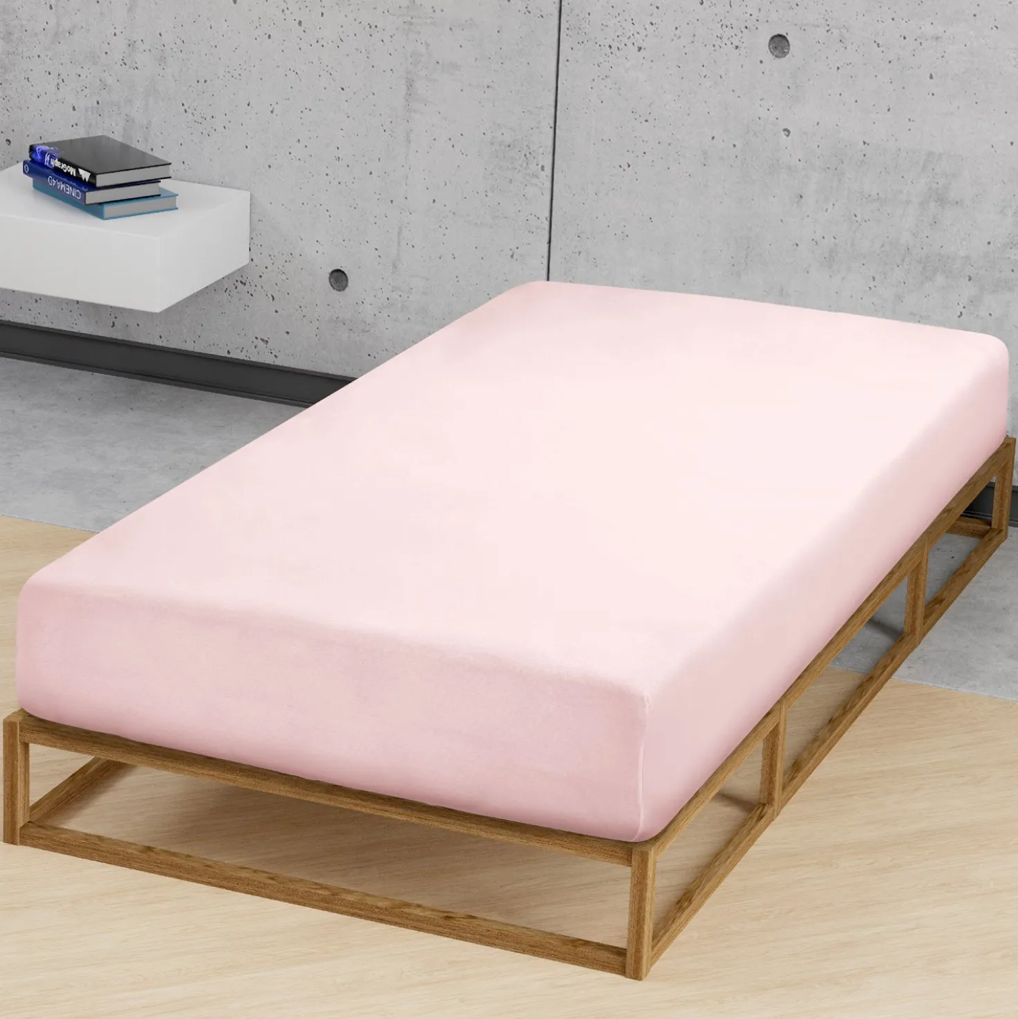 biberna Feinjersey-Spannbetttuch rose, 1x 180x200 cm - 200x200 cm