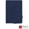 biberna Feinjersey-Spannbetttuch marine, 1x 180x200 cm - 200x200 cm