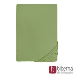 biberna Feinjersey-Spannbetttuch fichte, 1x 180x200 cm - 200x200 cm