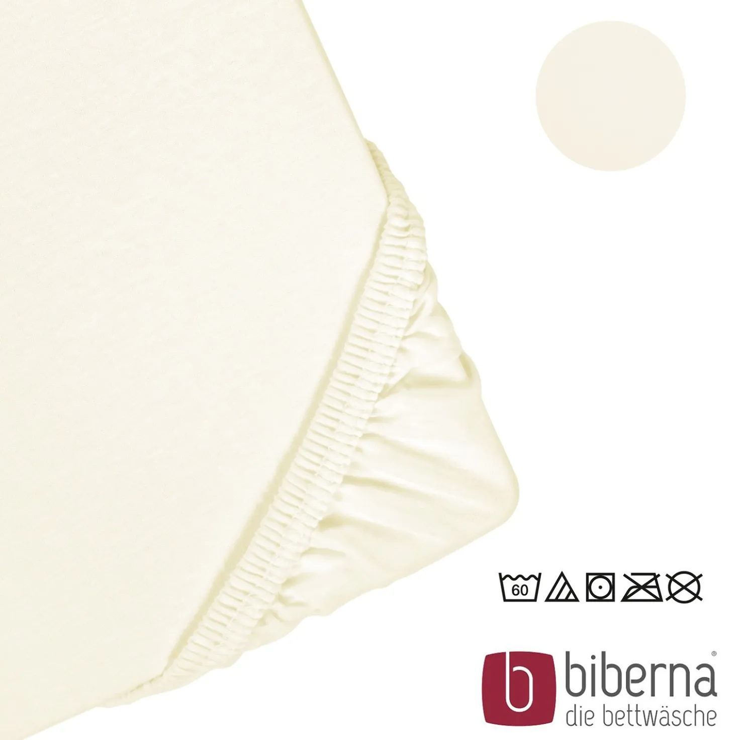 biberna Feinjersey-Spannbetttuch perlmutt, 1x 180x200 cm - 200x200 cm