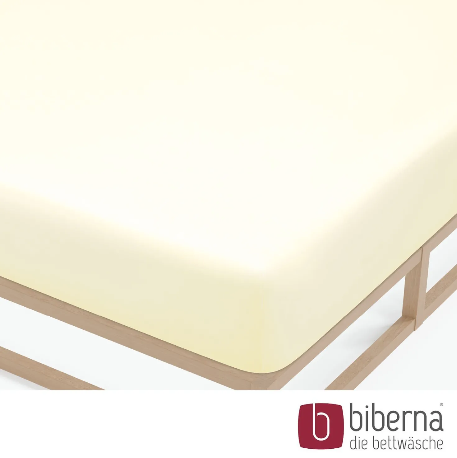 biberna Feinjersey-Spannbetttuch perlmutt, 1x 180x200 cm - 200x200 cm