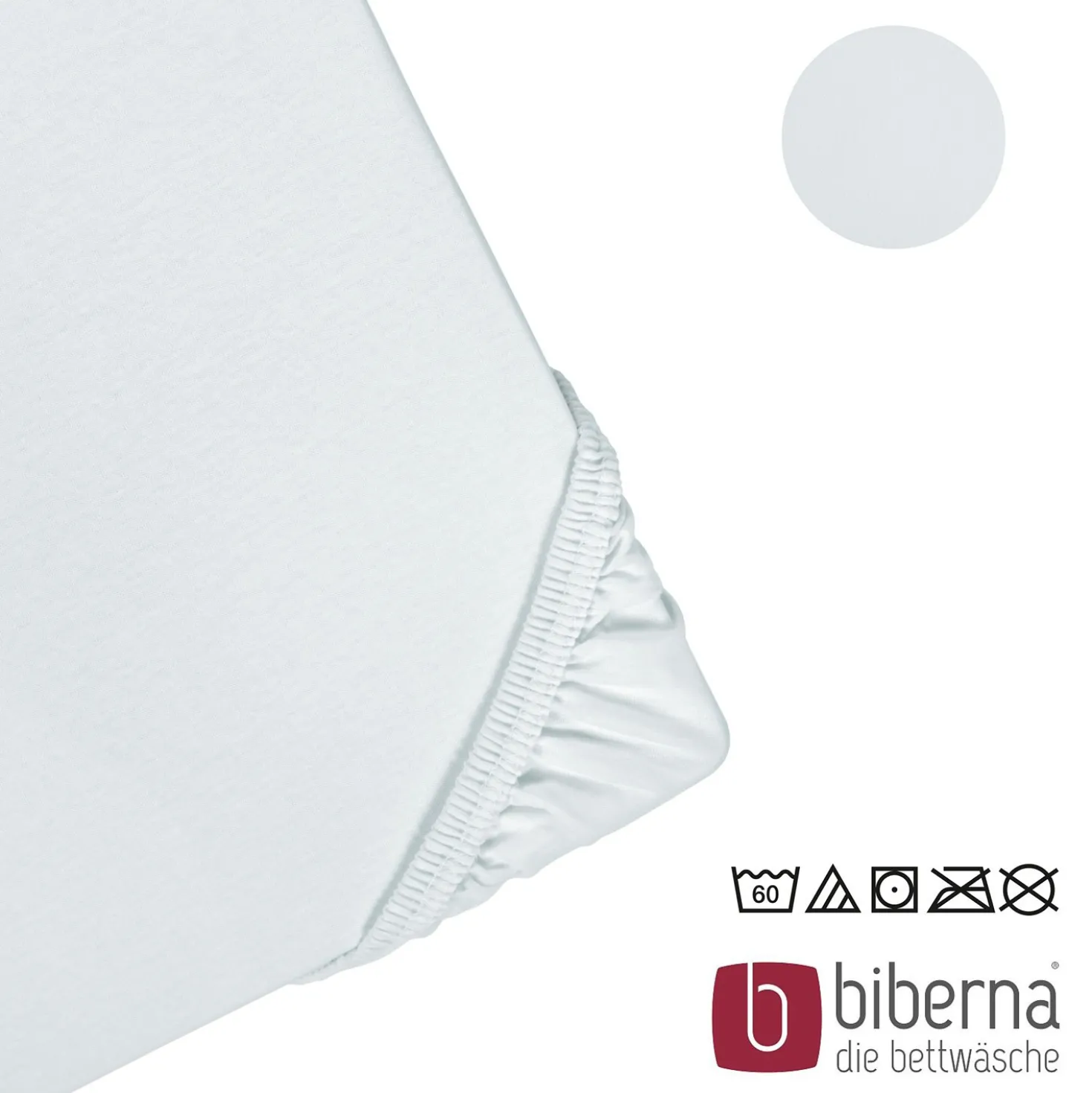biberna Feinjersey-Spannbetttuch ciel, 1x 60x120 cm - 70x140 cm