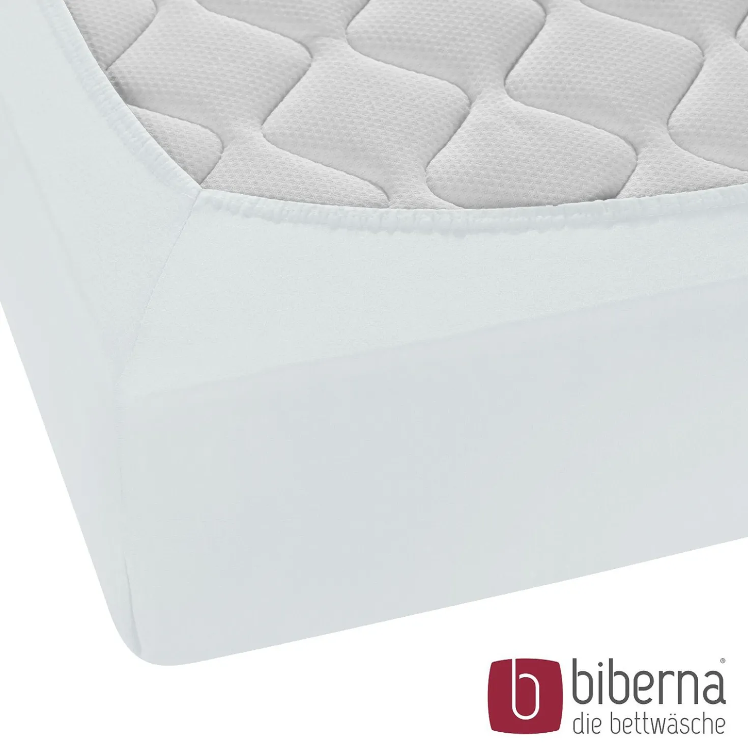 biberna Feinjersey-Spannbetttuch ciel, 1x 60x120 cm - 70x140 cm