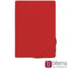 biberna Feinjersey-Spannbetttuch rot, 1x 90x190 cm - 100x200 cm