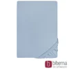 biberna Feinjersey-Spannbetttuch eisblau, 1x 90x190 cm - 100x200 cm