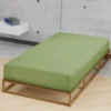 biberna Feinjersey-Spannbetttuch fichte, 1x 90x190 cm - 100x200 cm