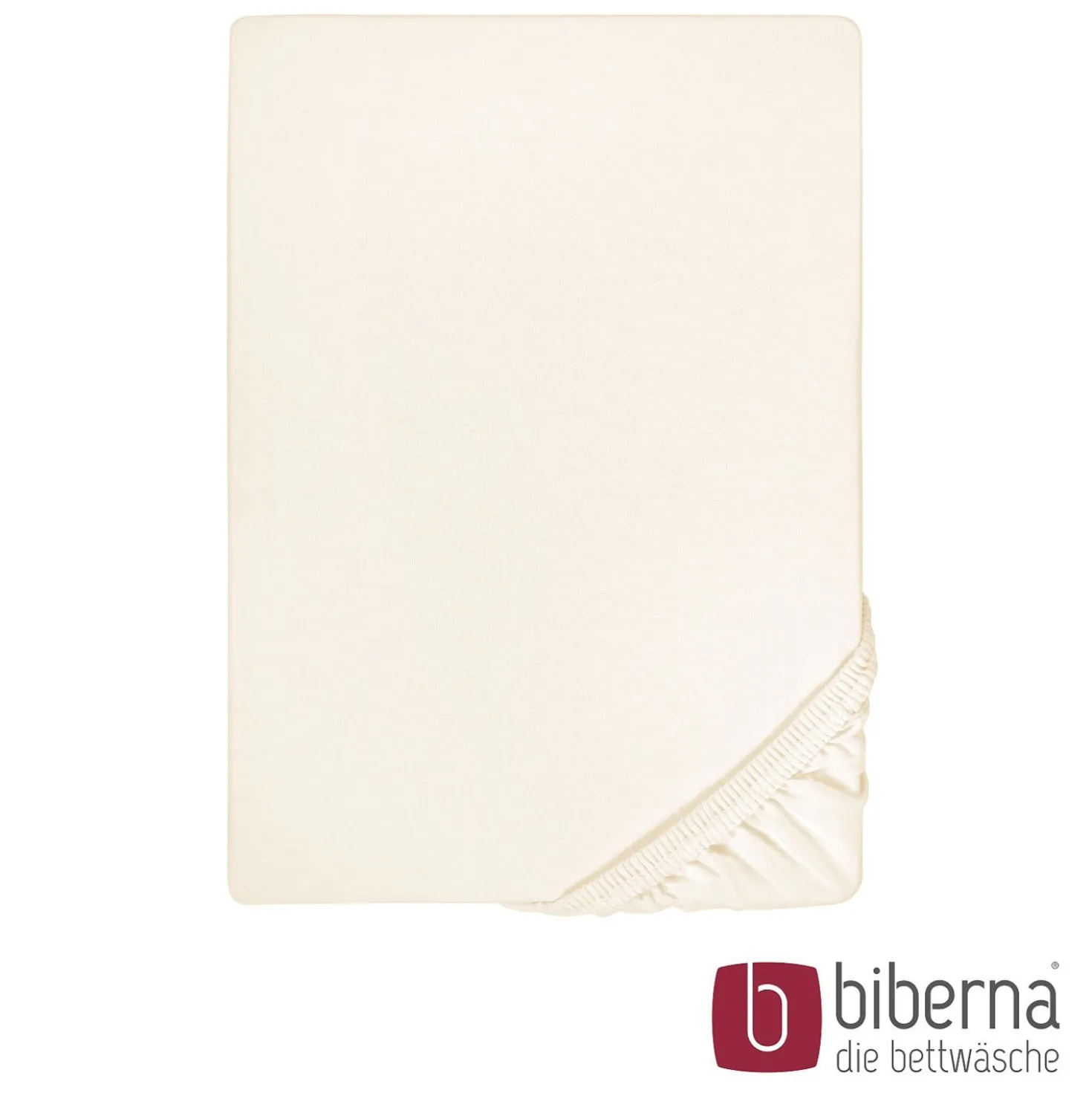 biberna Feinjersey-Spannbetttuch natur, 1x 90x190 cm - 100x200 cm
