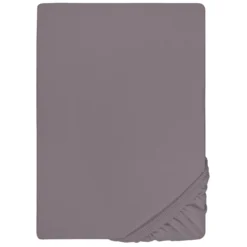 biberna Jersey-Elastic-Boxspring-Spannbetttuch silber/grau, 1x 90x190 cm - 100x220 cm