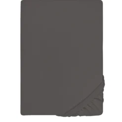 biberna Jersey-Elastic-Boxspring-Spannbetttuch dunkelgrau, 1x 140x200 cm - 160x220 cm