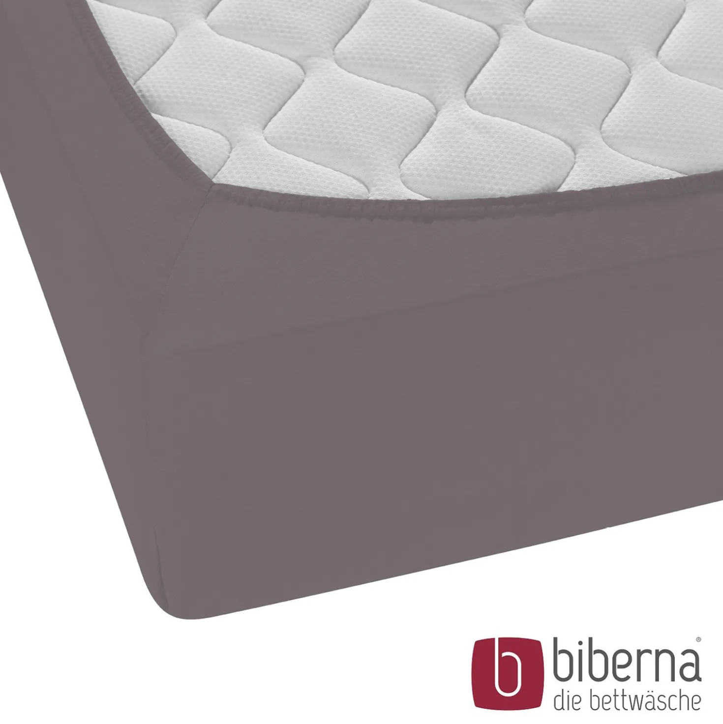 biberna Jersey-Elastic-Boxspring-Spannbetttuch silber/grau, 1x 140x200 cm - 160x220 cm