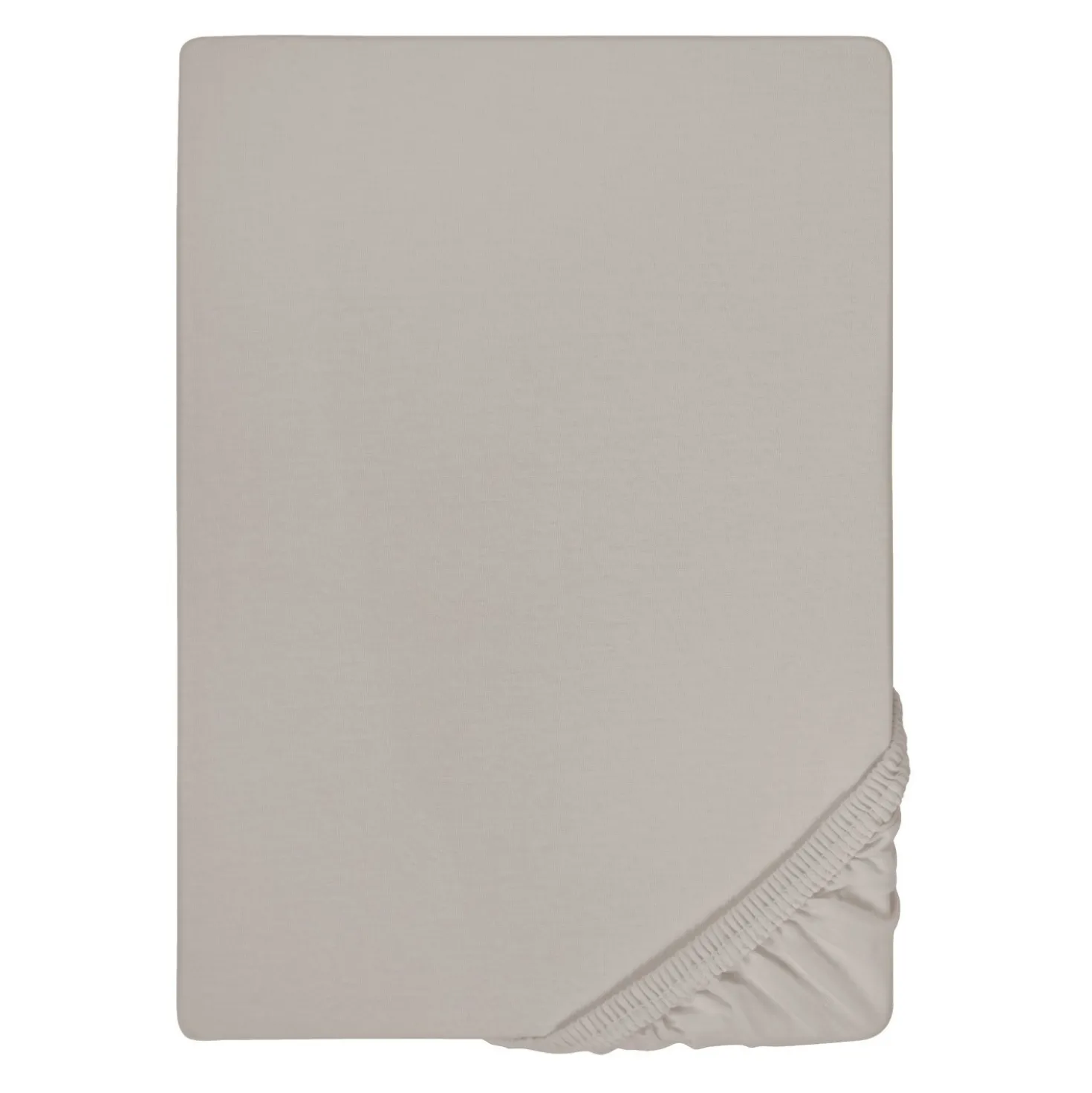 biberna Jersey-Elastic-Boxspring-Spannbetttuch sturmgrau, 1x 140x200 cm - 160x220 cm