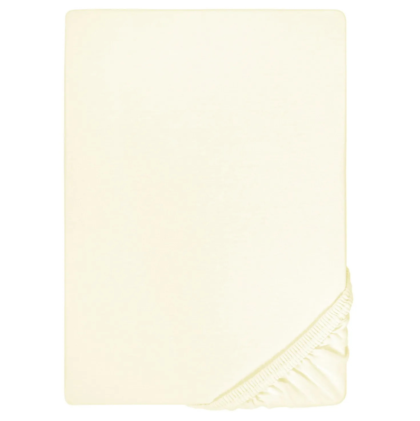 biberna Jersey-Elastic-Boxspring-Spannbetttuch perlmutt, 1x 180x200 cm - 200x220 cm