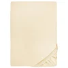 biberna Jersey-Elastic-Boxspring-Spannbetttuch champagner, 1x 180x200 cm - 200x220 cm