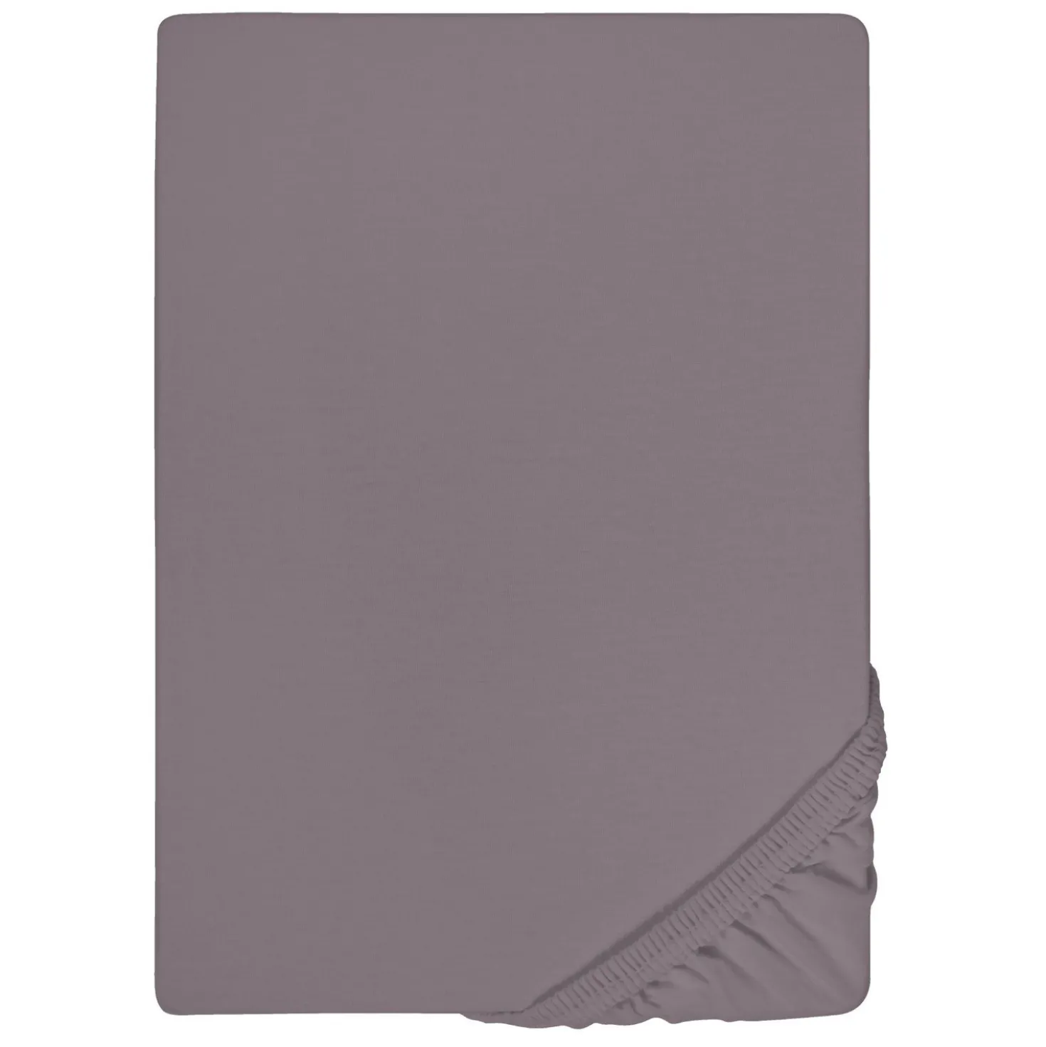 biberna Jersey-Elastic-Boxspring-Spannbetttuch silber/grau, 1x 180x200 cm - 200x220 cm