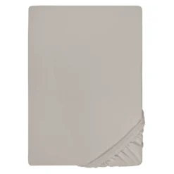 biberna Jersey-Elastic-Boxspring-Spannbetttuch sturmgrau, 1x 180x200 cm - 200x220 cm