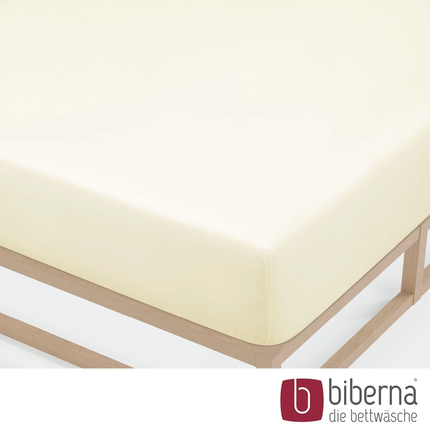 biberna Jersey-Elastic-Spannbetttuch perlmutt, 1x 90x190 cm - 100x220 cm