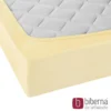 biberna Jersey-Elastic-Spannbetttuch gelb, 1x 120x200 cm - 130x220 cm