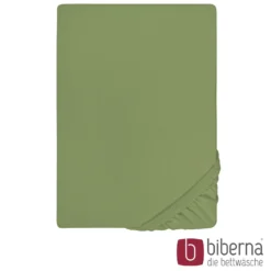 biberna Jersey-Elastic-Spannbetttuch fichte, 1x 120x200 cm - 130x220 cm