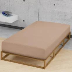 biberna Jersey-Elastic-Spannbetttuch macchiato, 1x 180x200 cm - 200x220 cm