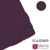 biberna Jersey-Elastic-Spannbetttuch dunkel violett, 1x 180x200 cm - 200x220 cm
