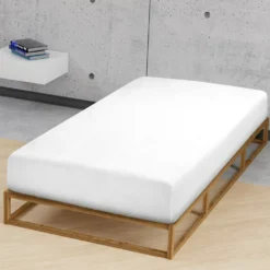 biberna Jersey-Elastic-Spannbetttuch weiss, 1x 140x200 cm - 160x220 cm