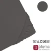 biberna Jersey-Elastic-Topper-Spannbetttuch dunkelgrau, 1x 140x200 cm - 160x220 cm