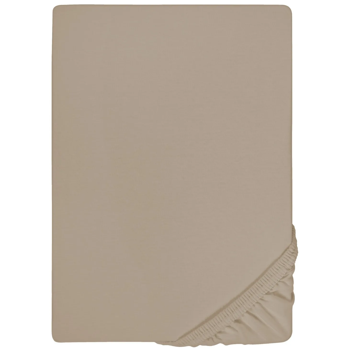 biberna Jersey-Elastic-Topper-Spannbetttuch basalt, 1x 90x190 cm - 100x220 cm